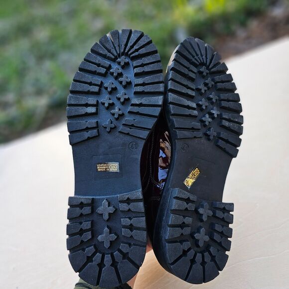 Shellys London Womens Oxfords Burgundy Lace Up Womens Shoes Size 41 - Picture 7 of 7